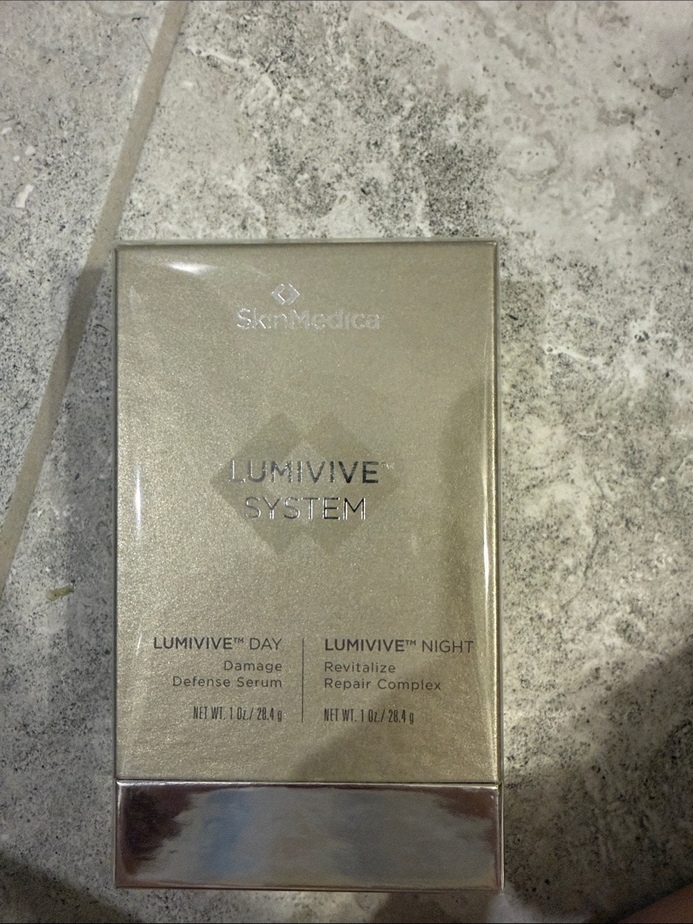 SkinMedica Lumivive System Day & Night Set - Metallic Gold